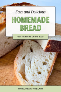 Pinterest Pin: Homemade Bread