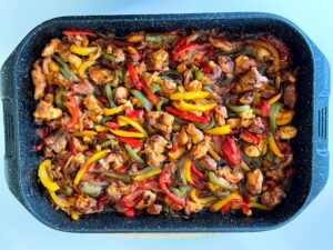 Sheet Pan Chicken Fajitas