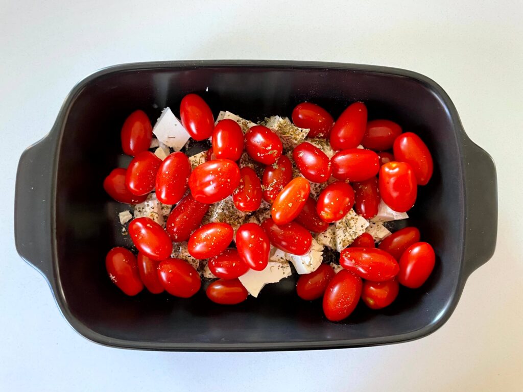 Feta, Tomatoes, and Herbs