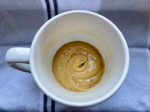 Biscoff Mug Cake Batter