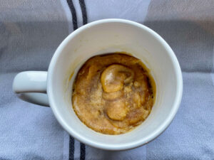 Biscoff Mug Cake Cooked in the Microwave