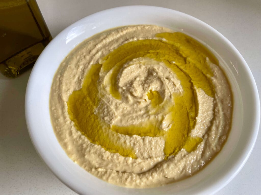 Homemade Hummus with Olive Oil