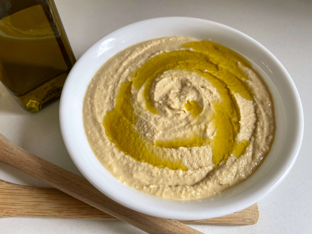 Homemade Hummus with Olive Oil