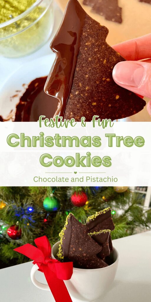 Pinterest Pin - Christmas Tree Cookies
